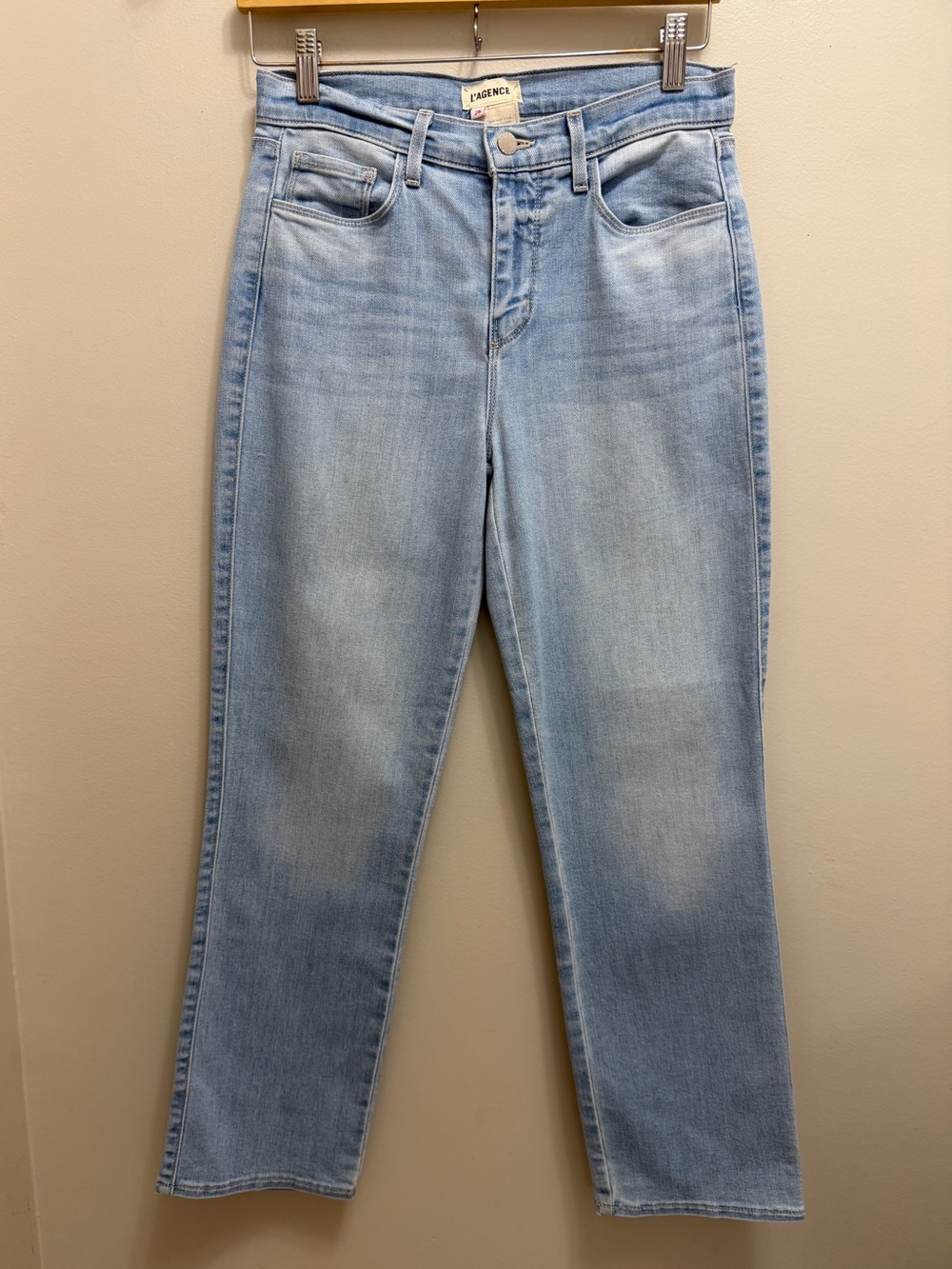 L’agence Alexia High Rise Crop Straight Cigarette Jean in Melrose Size 26 - Picture 2 of 9